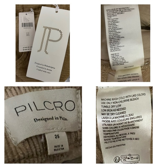 Anthropologie Pilcro Yaya Corduroy Pants Size 25 - Picture 14 of 14